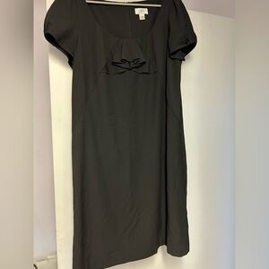 LOFT Black Midi Dress